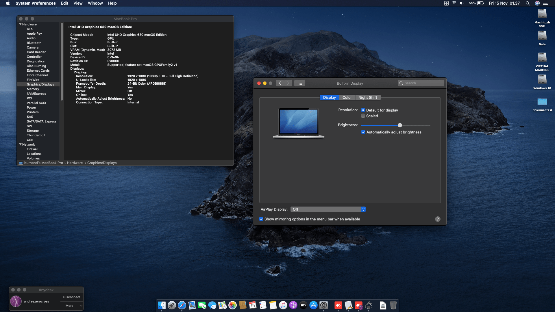 ASUS TUF FX505GE [Coffelake   Intel UHD 630 + I2C] 7